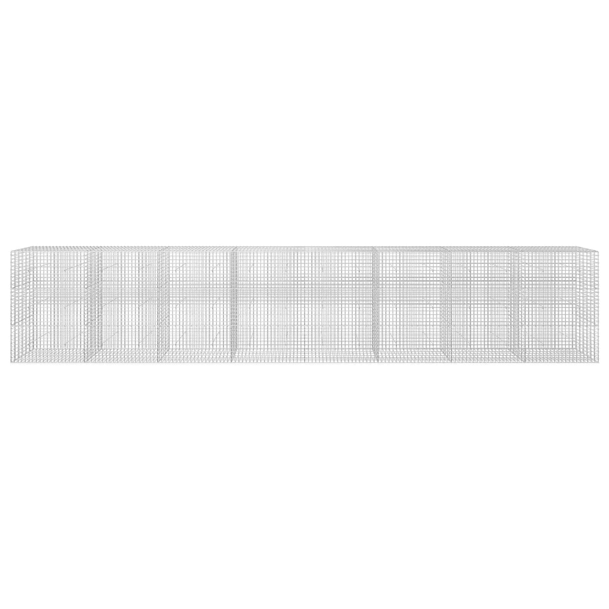 Gabion s 5 mm žicom i mrežom 5x5 cm 800x30x150 cm