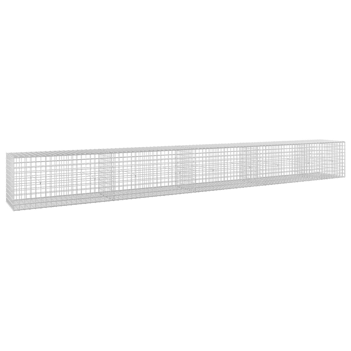 Gabion s 5 mm žicom i mrežom 5x5 cm 450x50x50 cm
