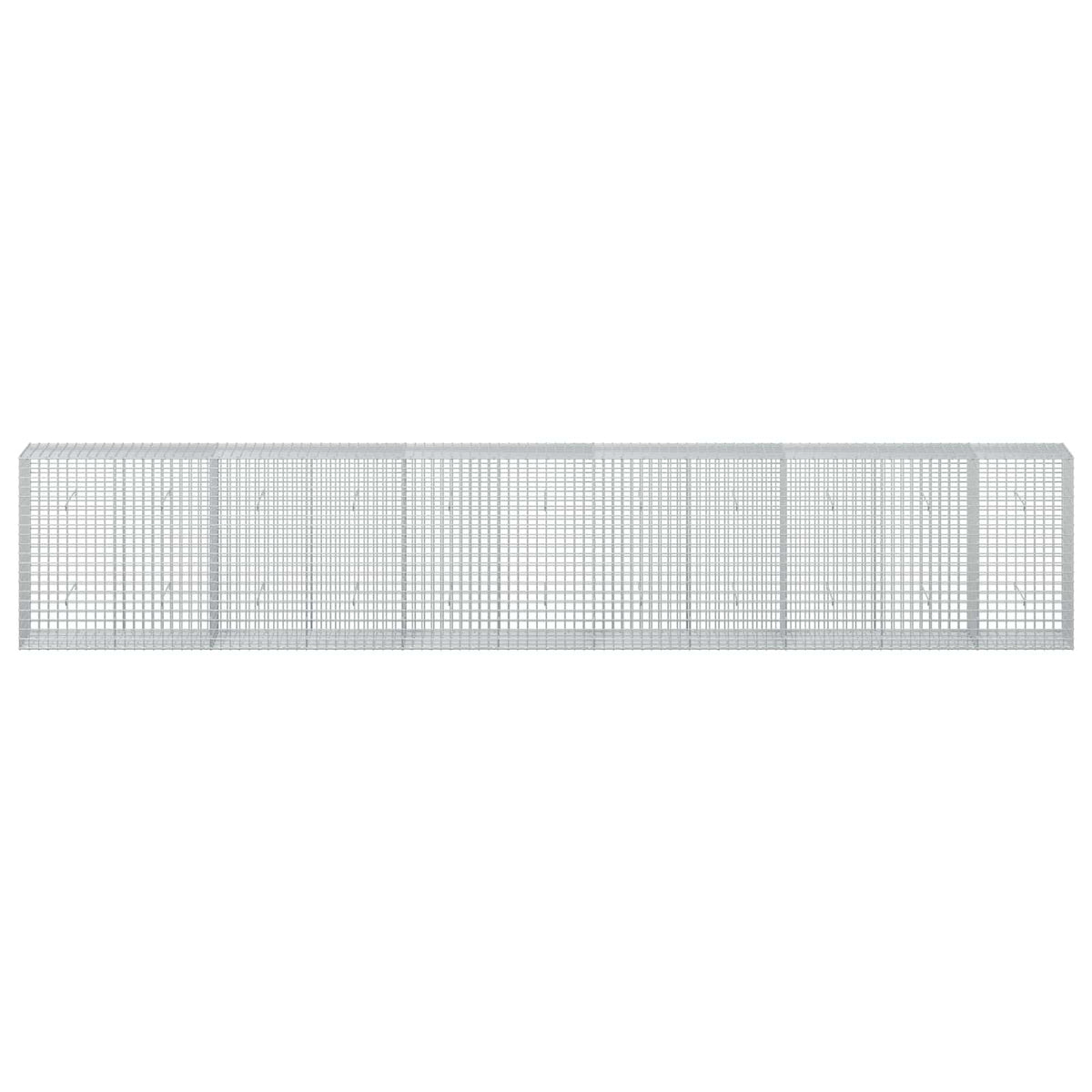 Gabion s 5 mm žicom i mrežom 5x5 cm 550x50x100 cm