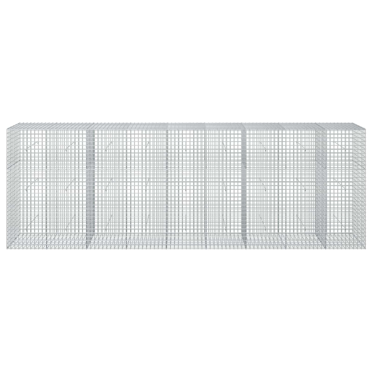 Gabion s 5 mm žicom i mrežom 5x5 cm 450x50x150 cm