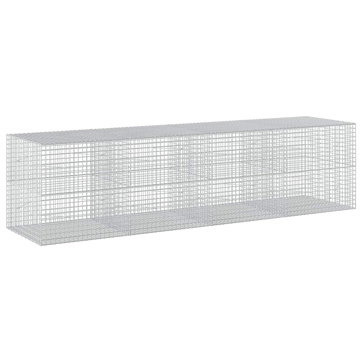 Gabion s 5 mm žicom i mrežom 5x5 cm 400x100x100 cm