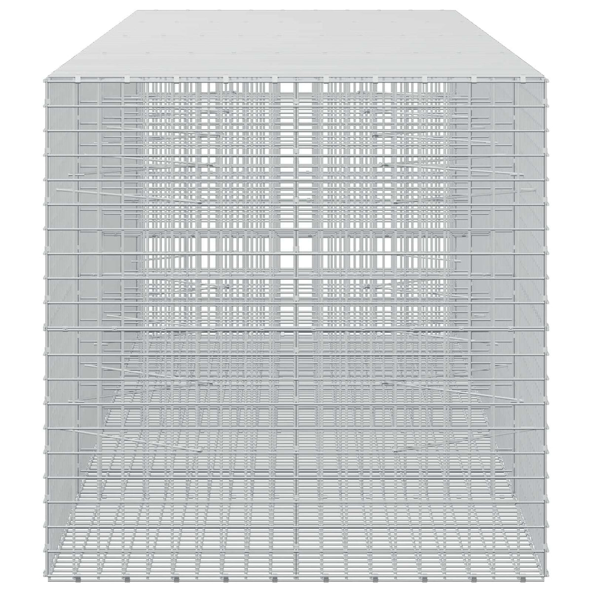 Gabion s 5 mm žicom i mrežom 5x5 cm 400x100x100 cm