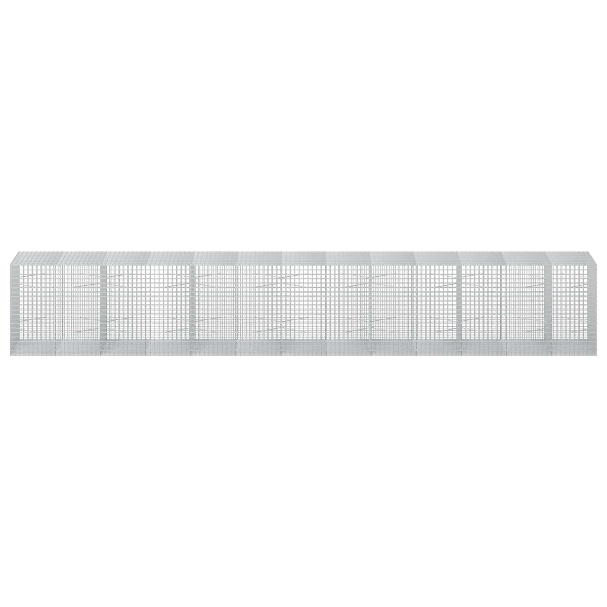 Gabion s 5 mm žicom i mrežom 5x5 cm 650x100x100 cm