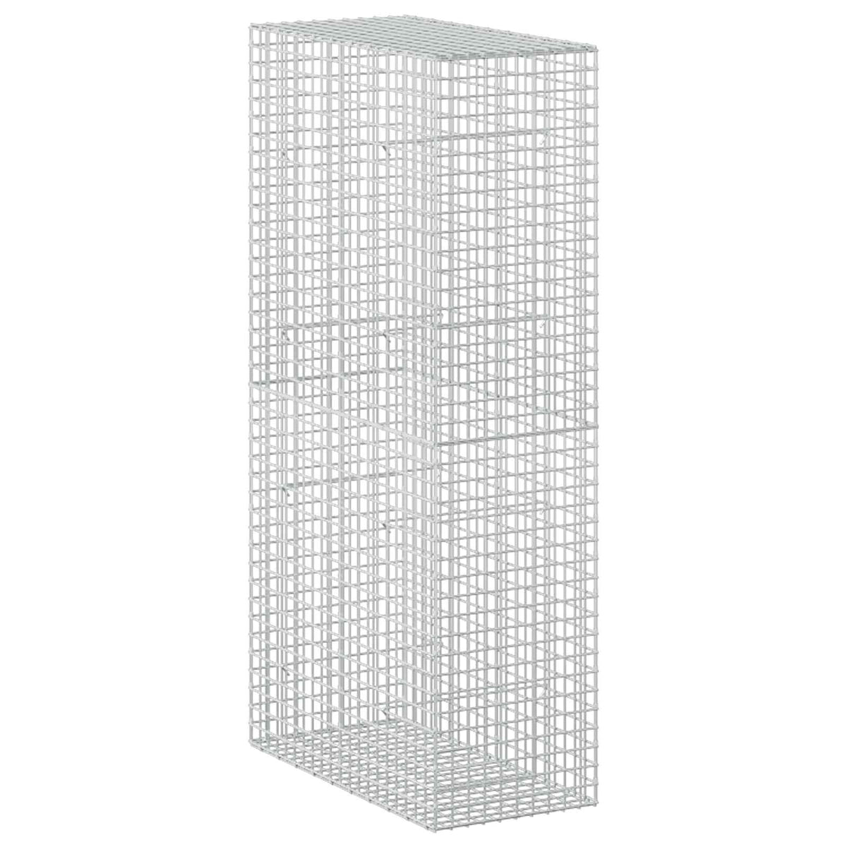 Gabion s žicom debljine 5 mm i mrežom 5x5 cm 50x100x200 cm