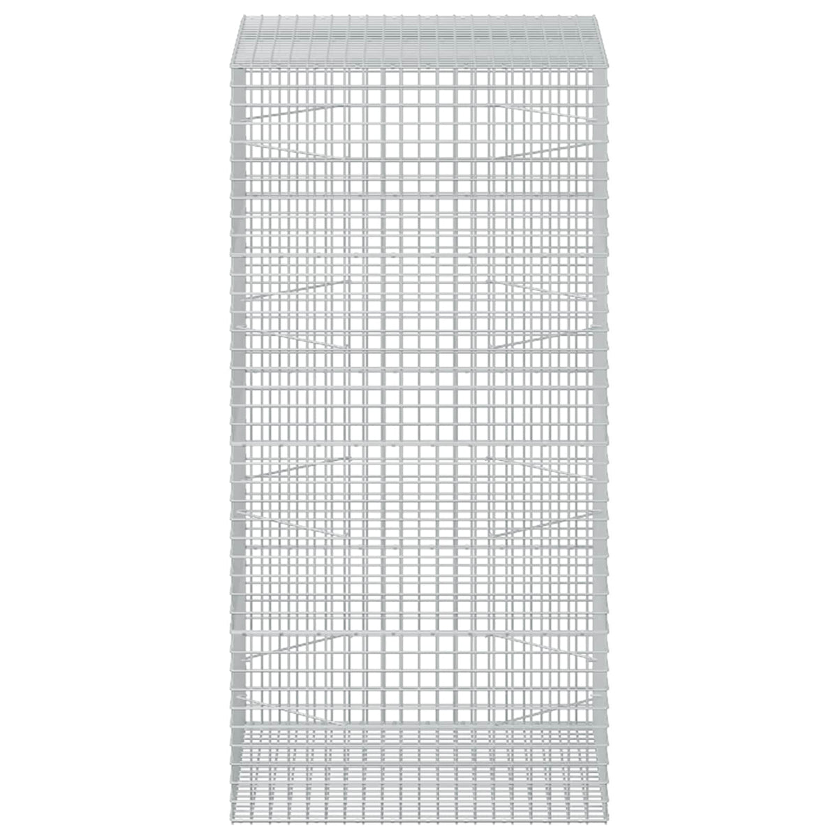 Gabion s 5 mm žicom i mrežom 5x5 cm 100x100x200 cm