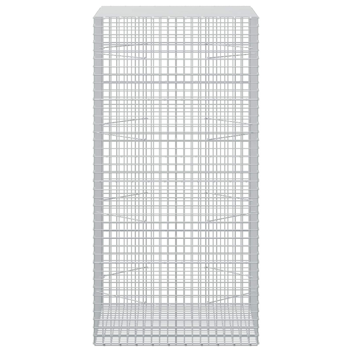 Gabion s 5 mm žicom i mrežom 5x5 cm 100x100x200 cm