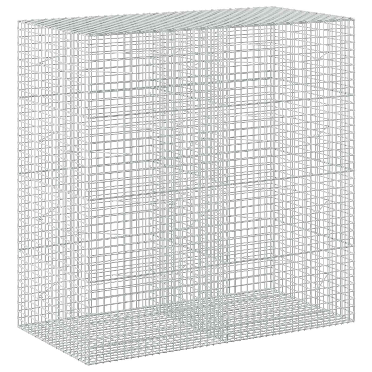 Gabion s 5 mm žicom i mrežom 5x5 cm 200x100x200 cm