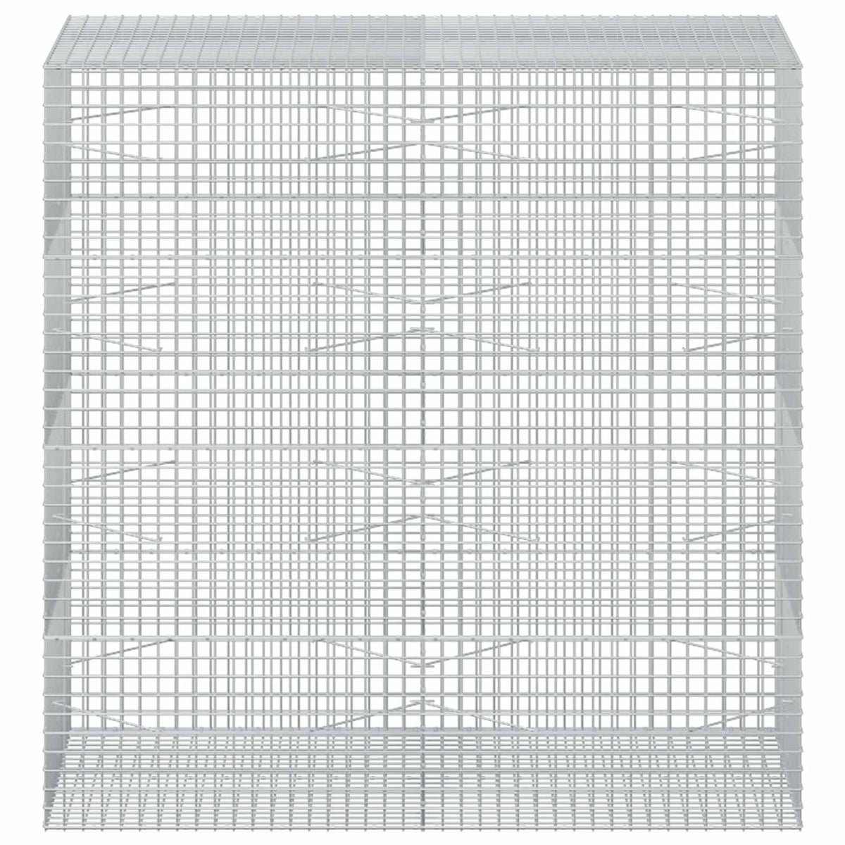 Gabion s 5 mm žicom i mrežom 5x5 cm 200x100x200 cm