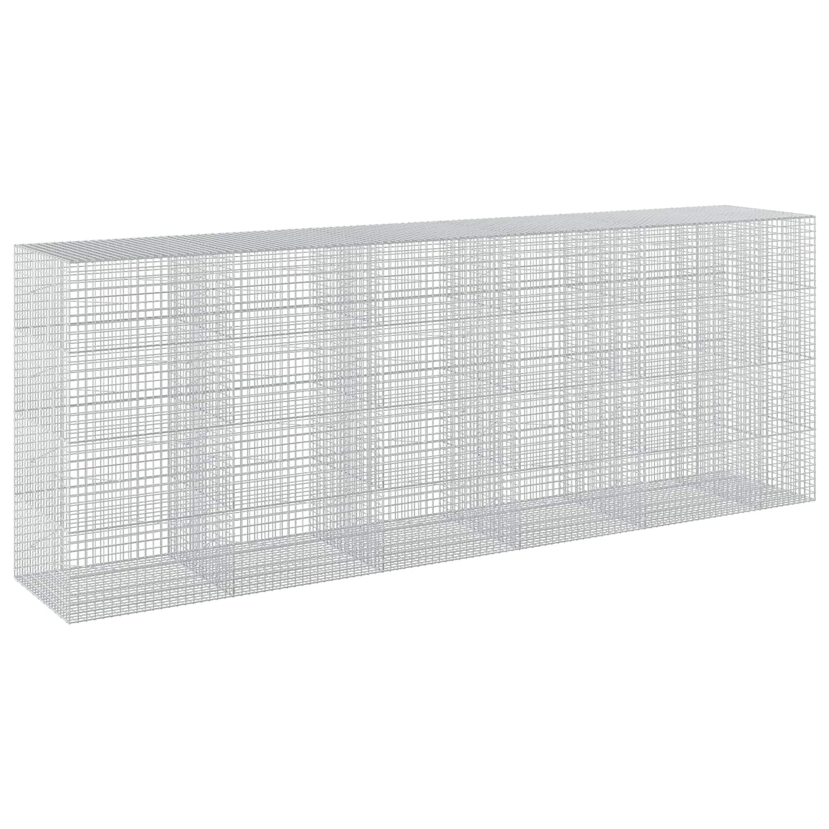 Gabion s žicom debljine 5 mm i mrežom 5x5 cm 550x100x200 cm