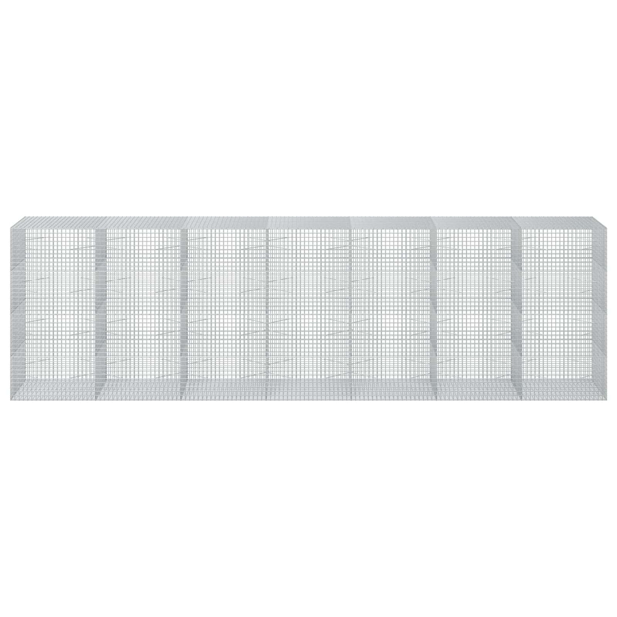 Gabion s 5 mm žicom i mrežom 5x5 cm 700x100x200 cm