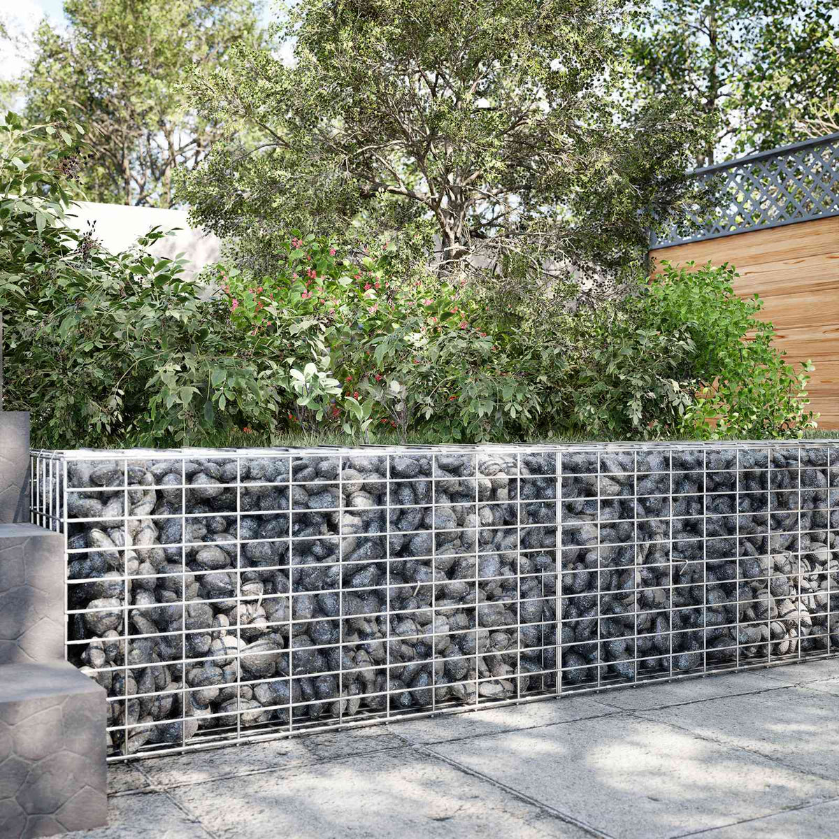 Gabion s žicom debljine 5 mm i mrežom 5x10 cm