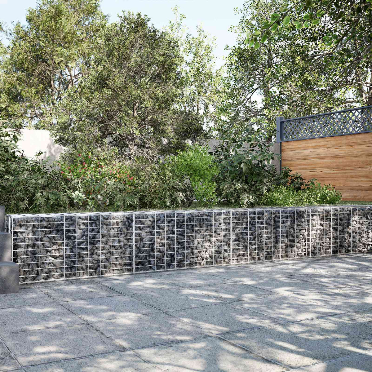 Gabion s žicom debljine 5 mm i mrežom 5x10 cm