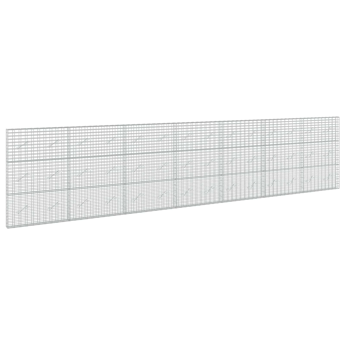 Gabion s žicom debljine 5 mm i mrežom 5x10 cm 700x10x150 cm