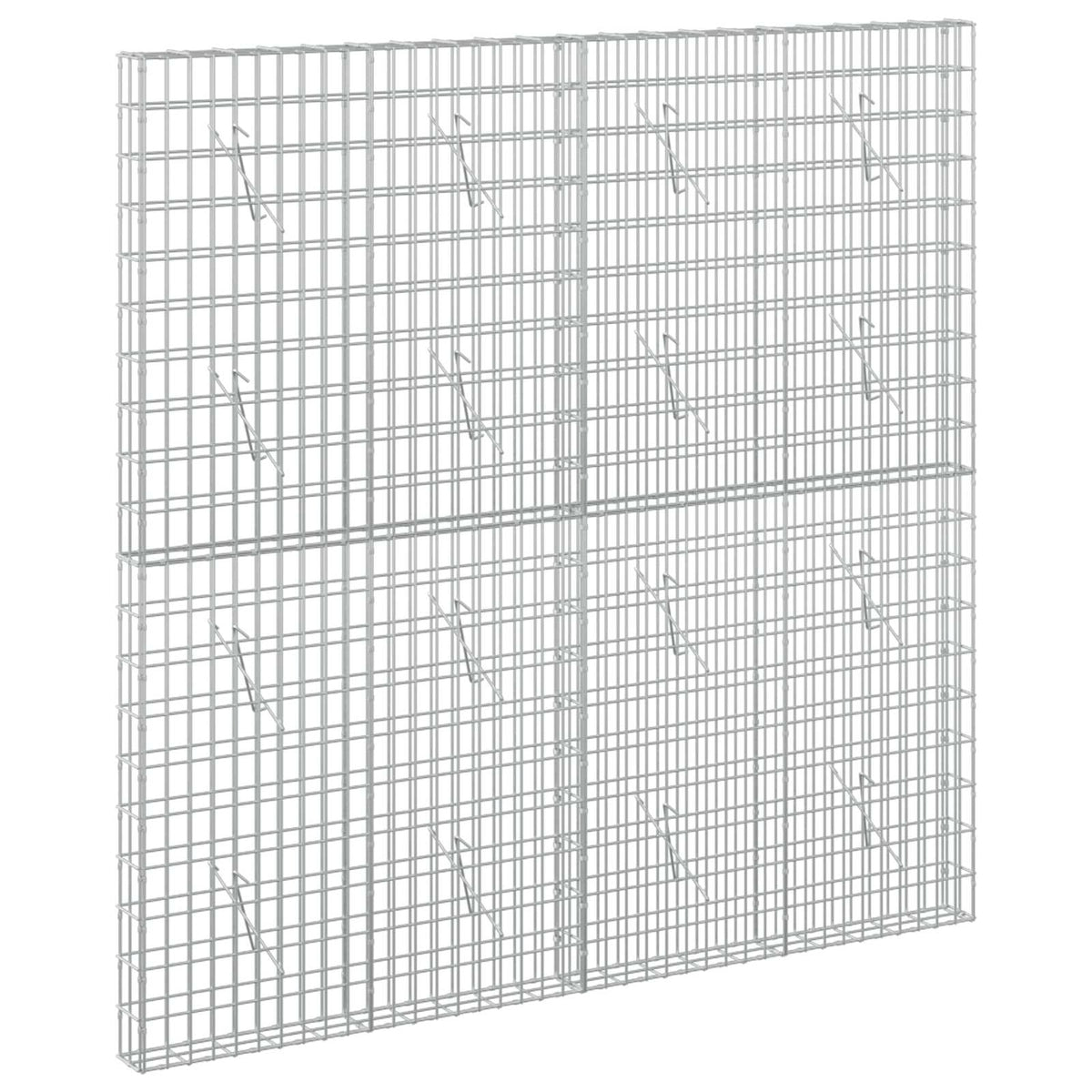 Gabion s žicom debljine 5 mm i mrežom 5x10 cm 200x10x200 cm