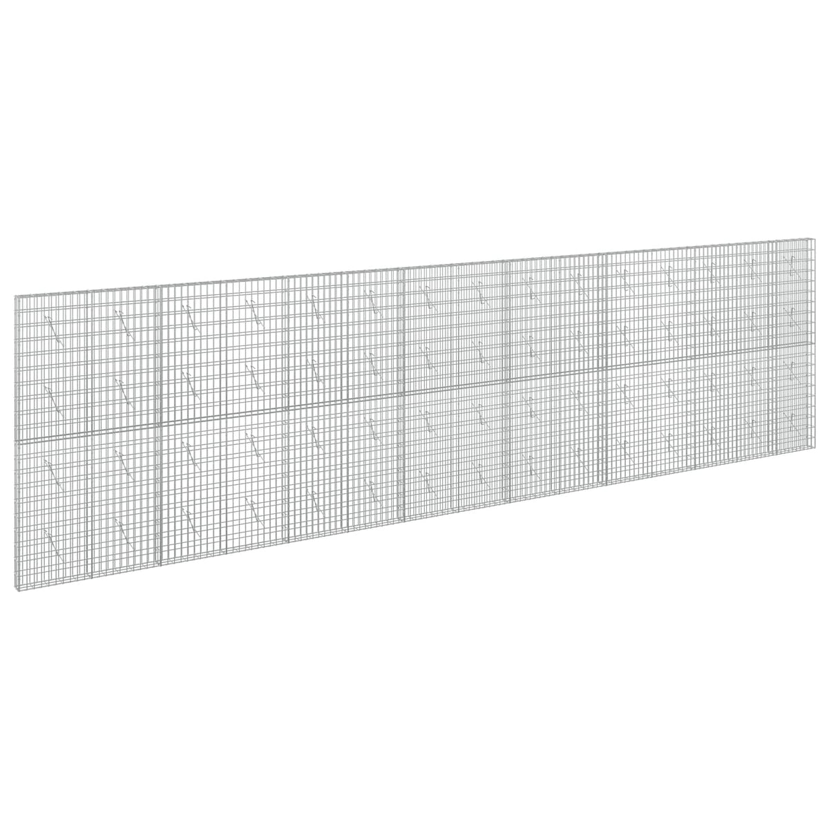 Gabion s žicom debljine 5 mm i mrežom 5x10 cm 750x10x200 cm