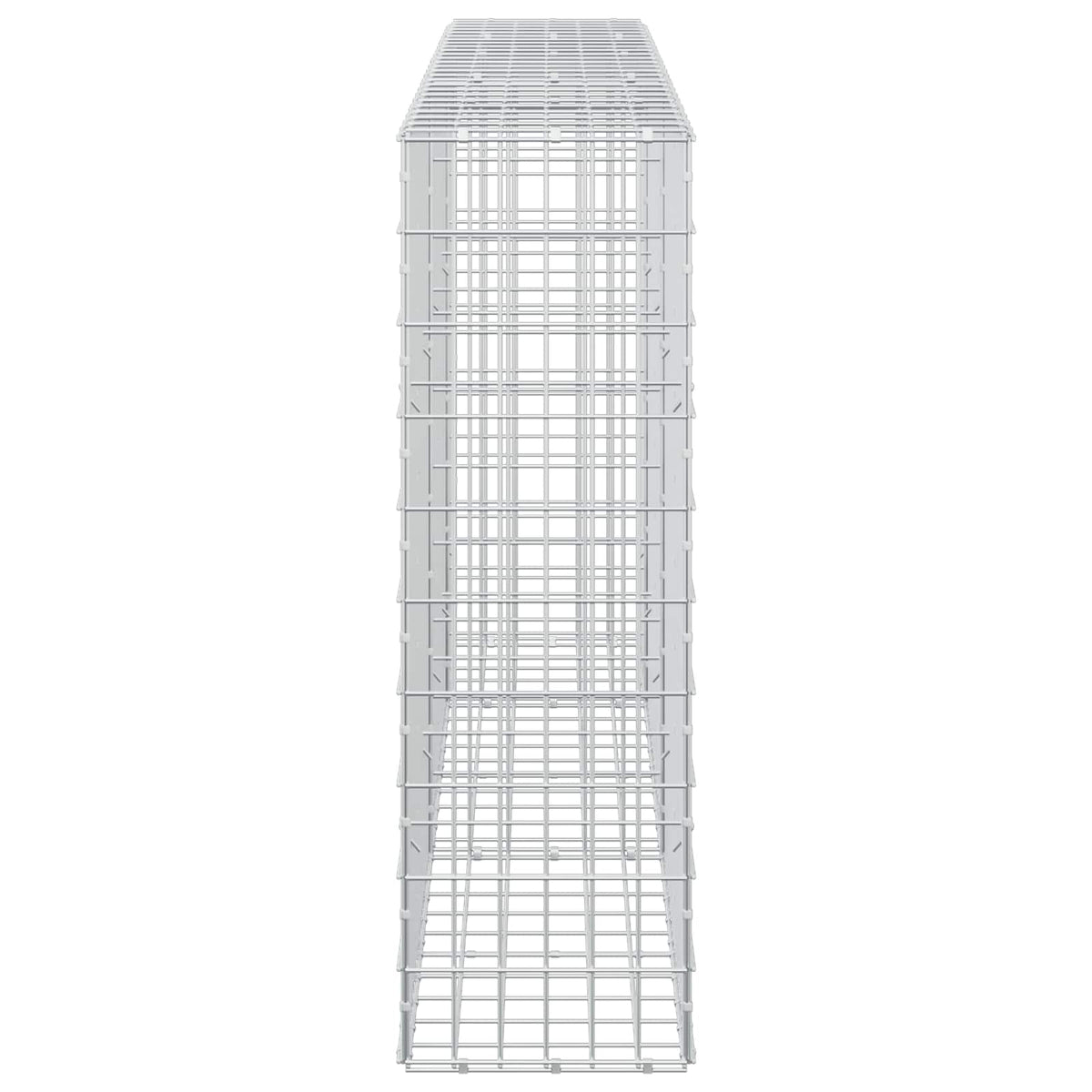 Gabion s žicom debljine 5 mm i mrežom 5x10 cm 250x30x100 cm