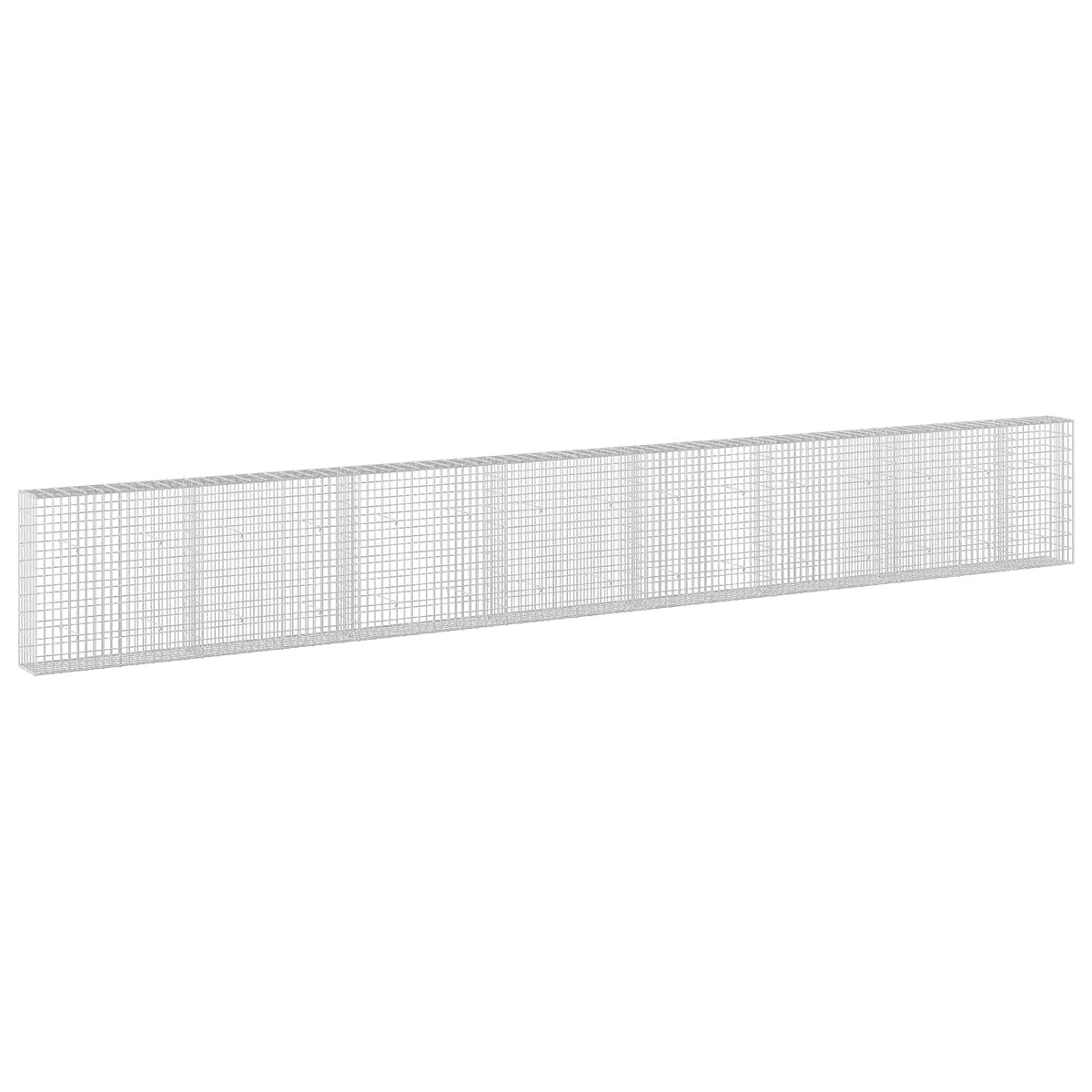 Gabion s žicom debljine 5 mm i mrežom 5x10 cm 750x30x100 cm