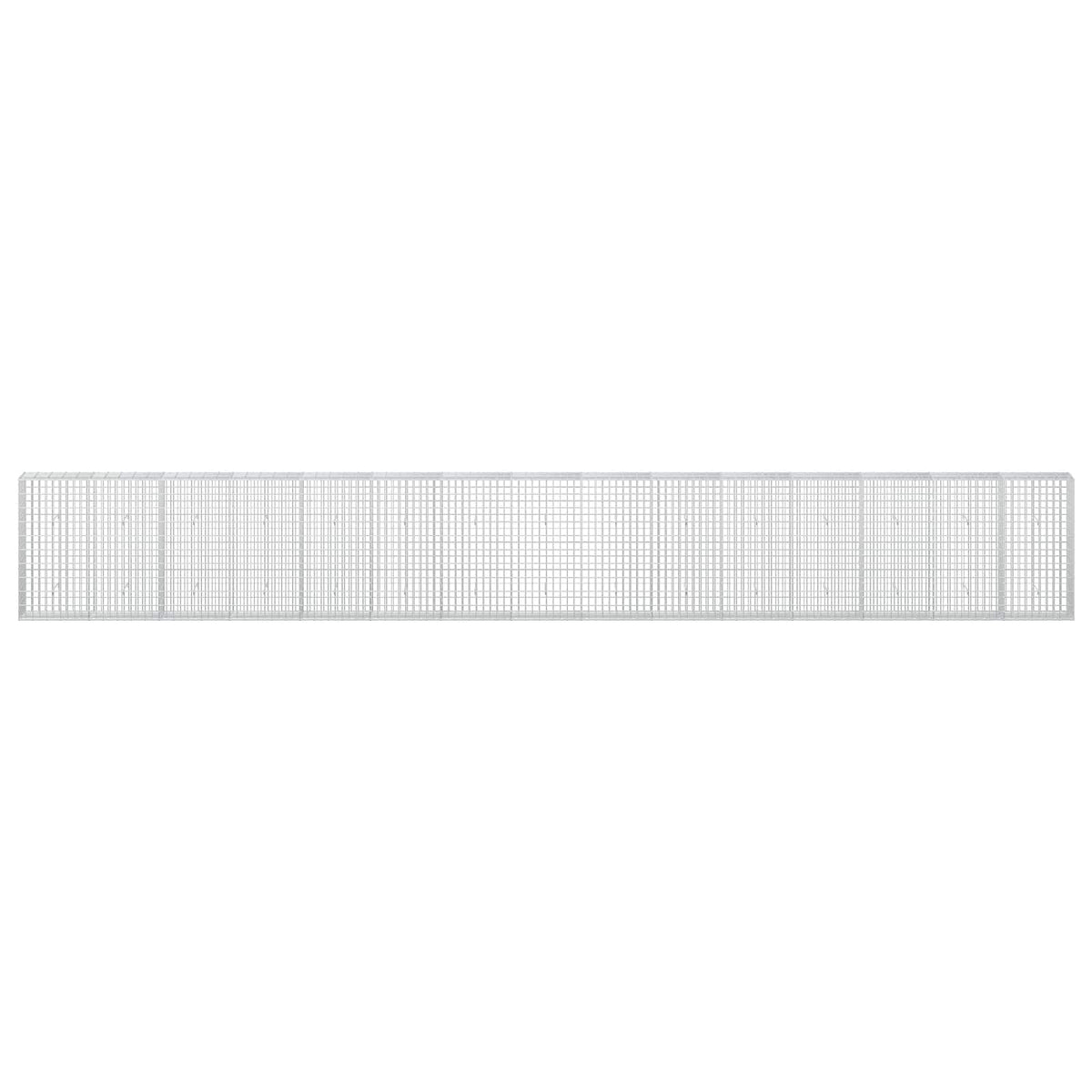Gabion s žicom debljine 5 mm i mrežom 5x10 cm 750x30x100 cm