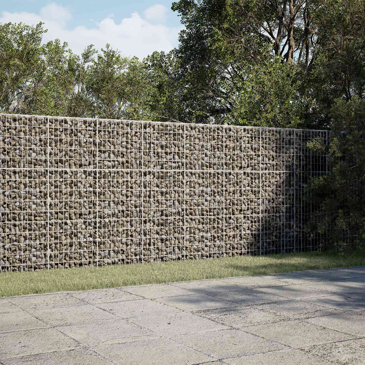 Gabion s žicom debljine 5 mm i mrežom 5x10 cm 200x30x150 cm