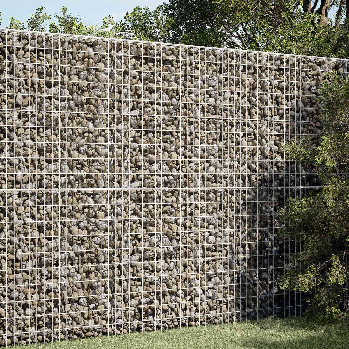 Gabion s žicom debljine 5 mm i mrežom 5x10 cm 150x30x200 cm