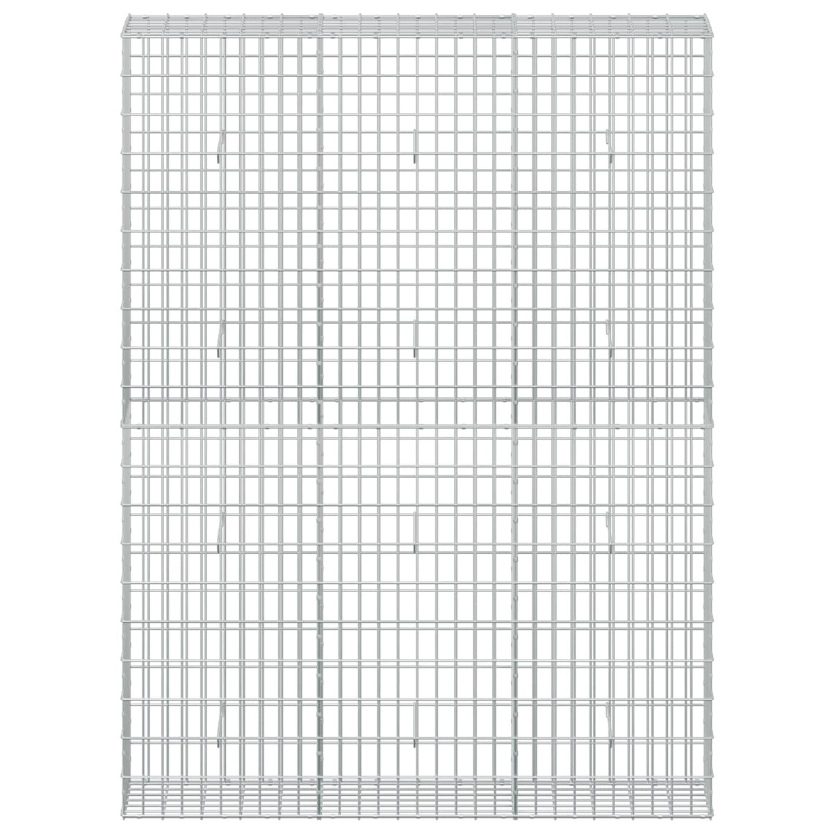 Gabion s žicom debljine 5 mm i mrežom 5x10 cm 150x30x200 cm