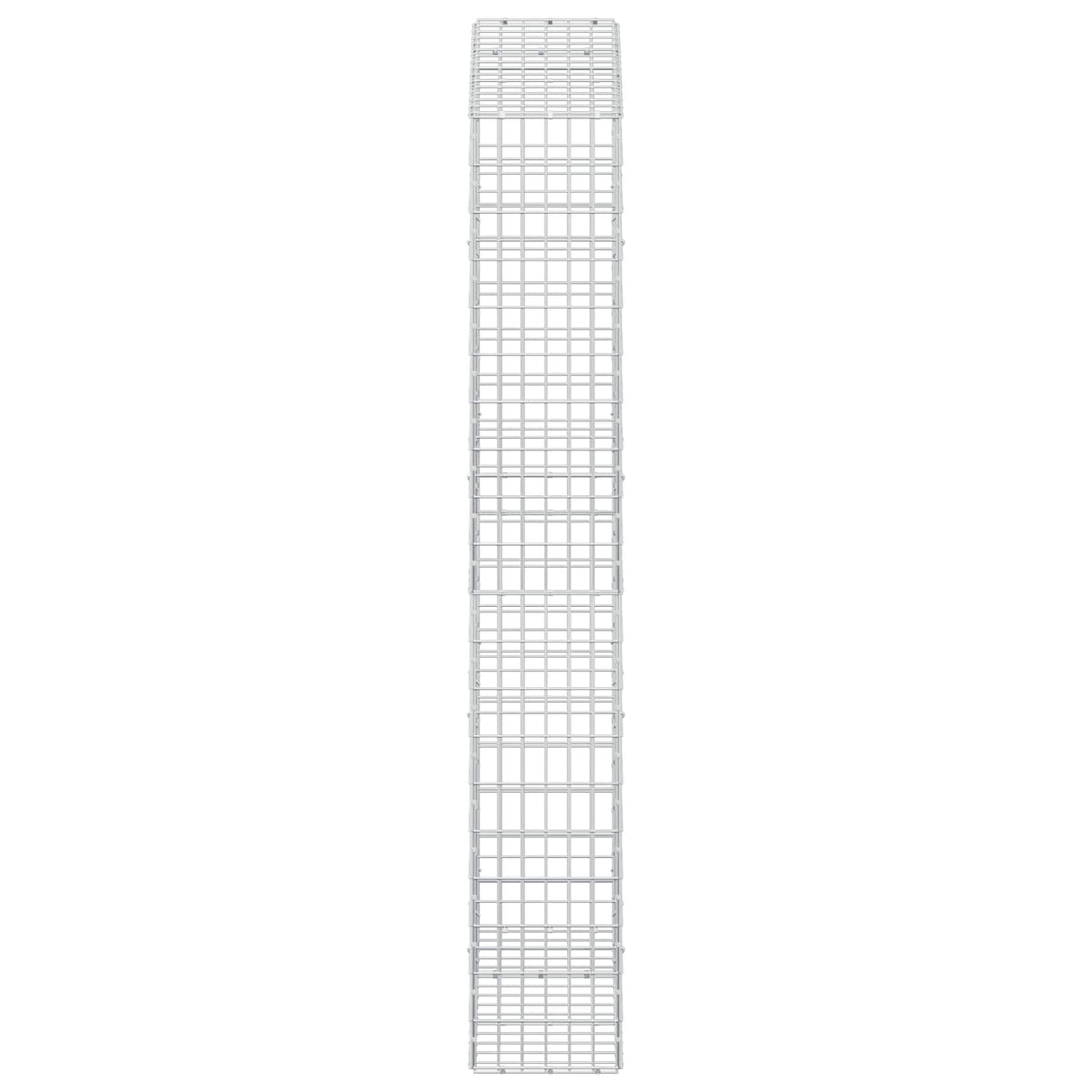 Gabion s žicom debljine 5 mm i mrežom 5x10 cm 150x30x200 cm