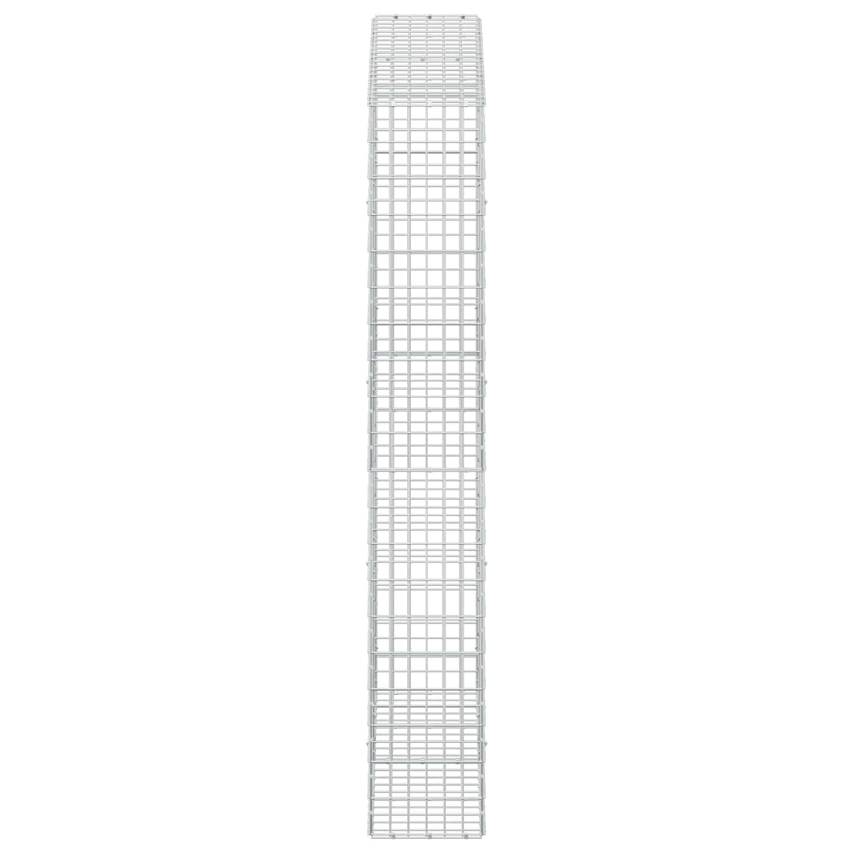 Gabion s žicom debljine 5 mm i mrežom 5x10 cm 200x30x200 cm