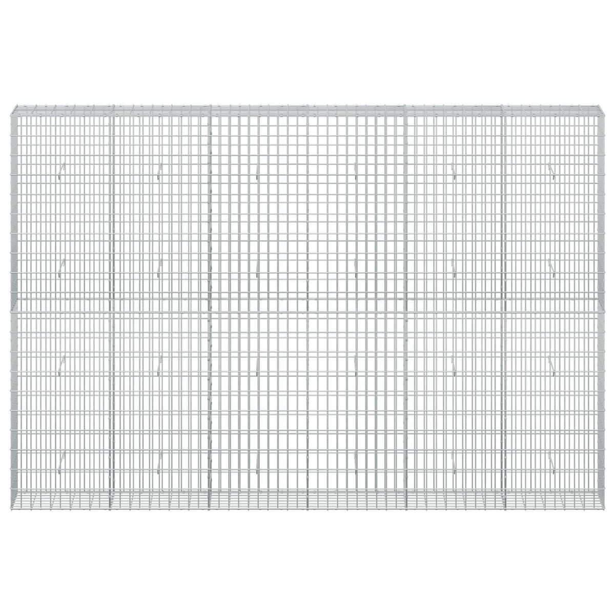 Gabion s žicom debljine 5 mm i mrežom 5x10 cm 300x30x200 cm