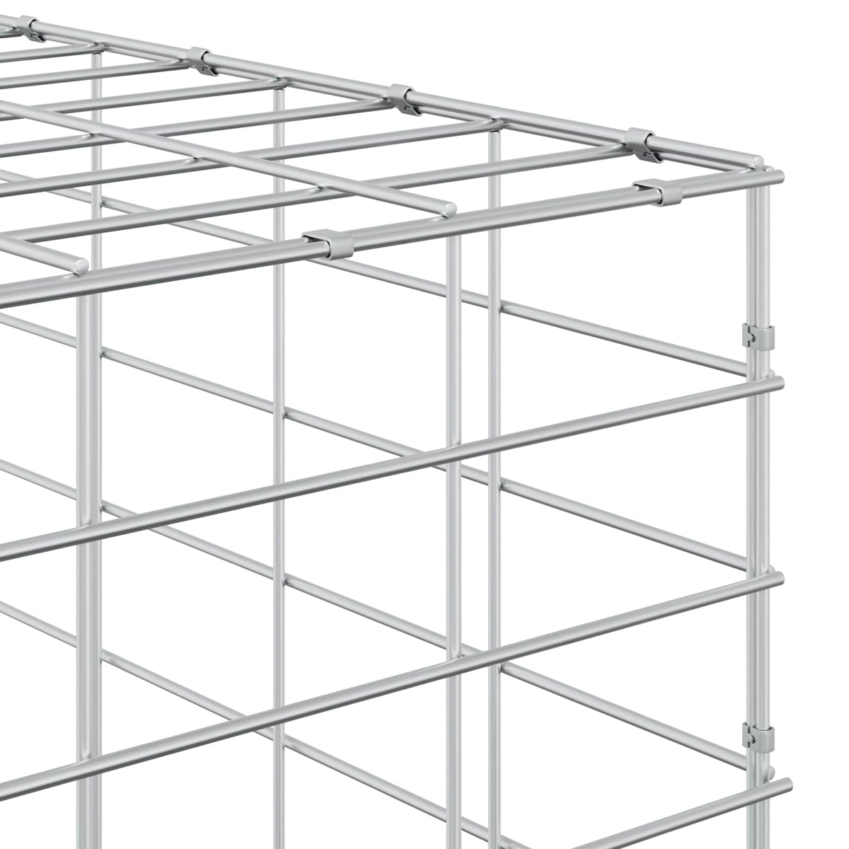 Gabion s žicom debljine 5 mm i mrežom 5x10 cm 1200x30x200 cm
