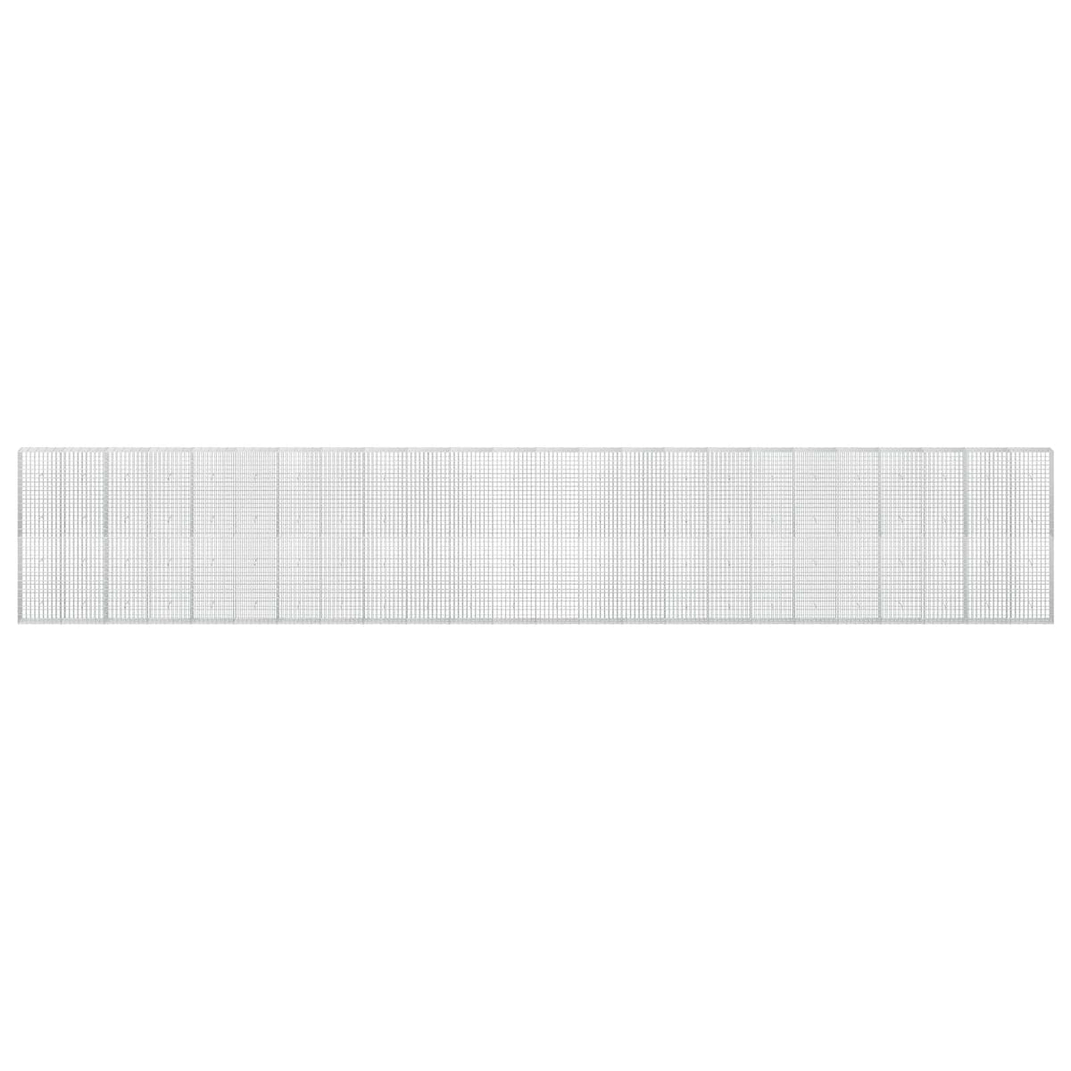 Gabion s žicom debljine 5 mm i mrežom 5x10 cm 1200x30x200 cm