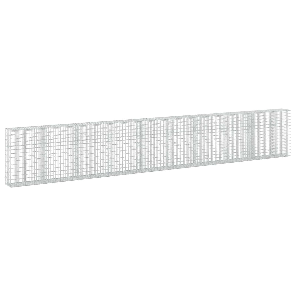 Gabion s žicom debljine 5 mm i mrežom 5x10 cm 950x50x150 cm