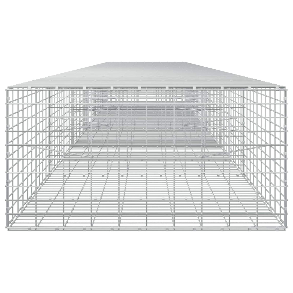 Gabion s žicom debljine 5 mm i mrežom 5x10 cm 600x100x50 cm
