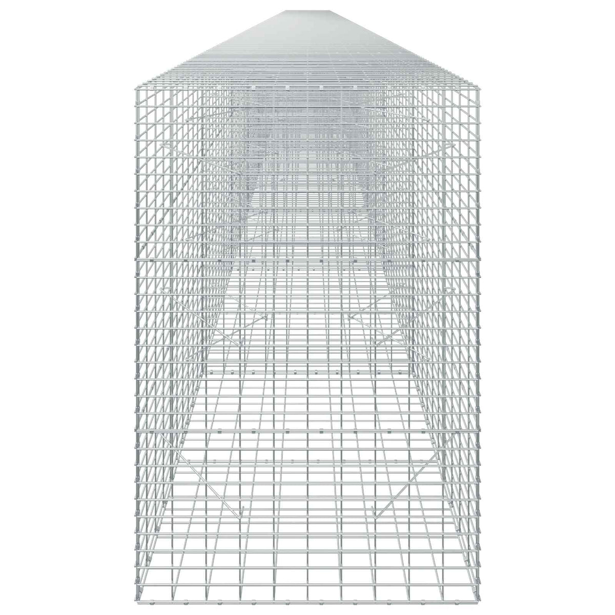 Gabion s žicom debljine 5 mm i mrežom 5x10 cm 1100x100x150 cm