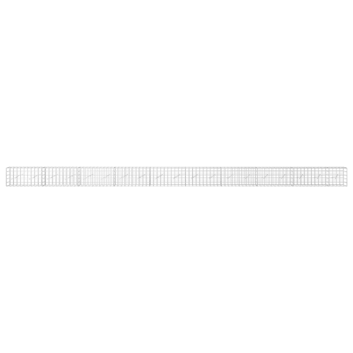 Gabion s žicom debljine 5 mm i mrežom 10x10 cm 950x10x50 cm