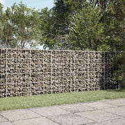 Gabion s žicom debljine 5 mm i mrežom 10x10 cm 300x20x100 cm