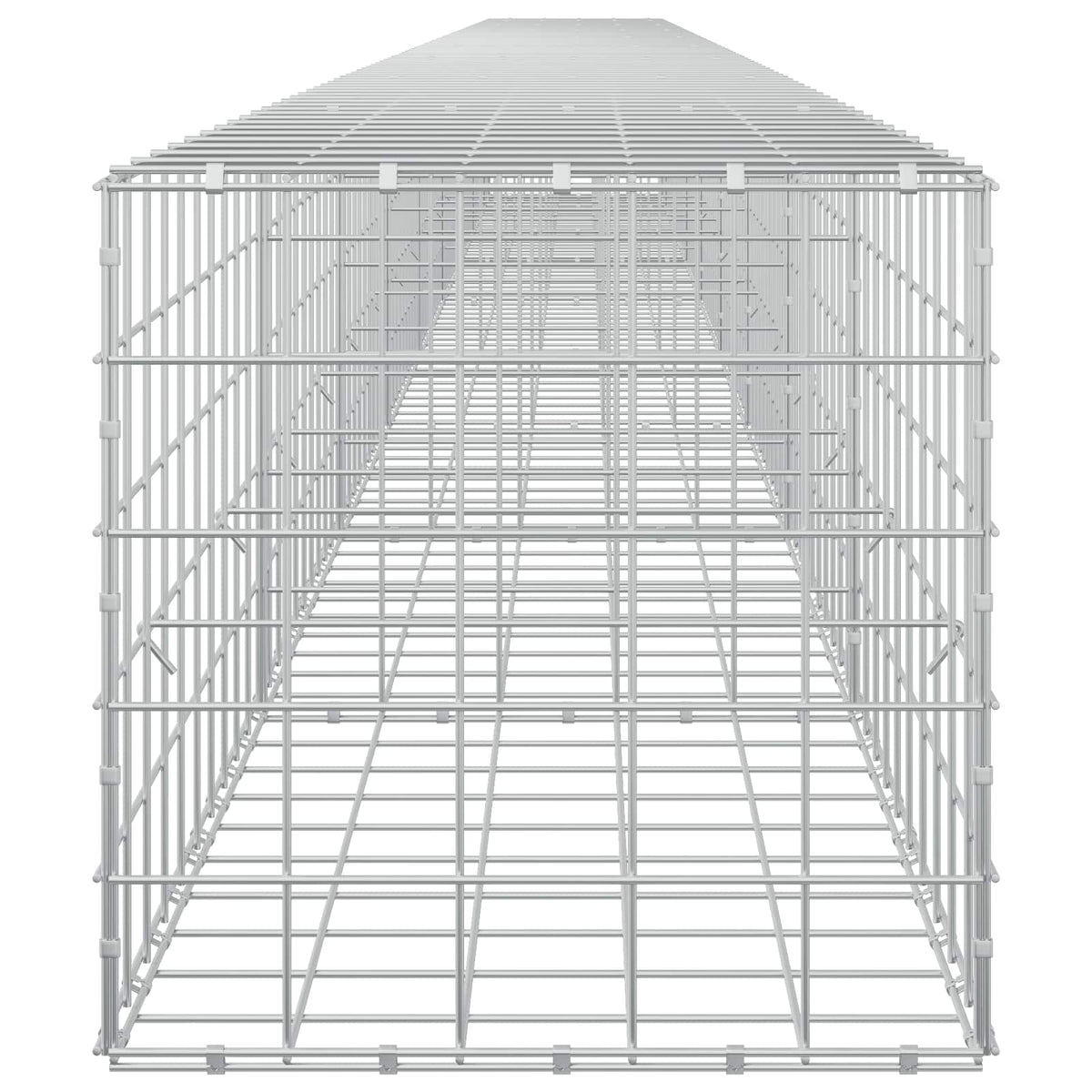 Gabion s žicom debljine 5 mm i mrežom 10x10 cm 850x50x50 cm