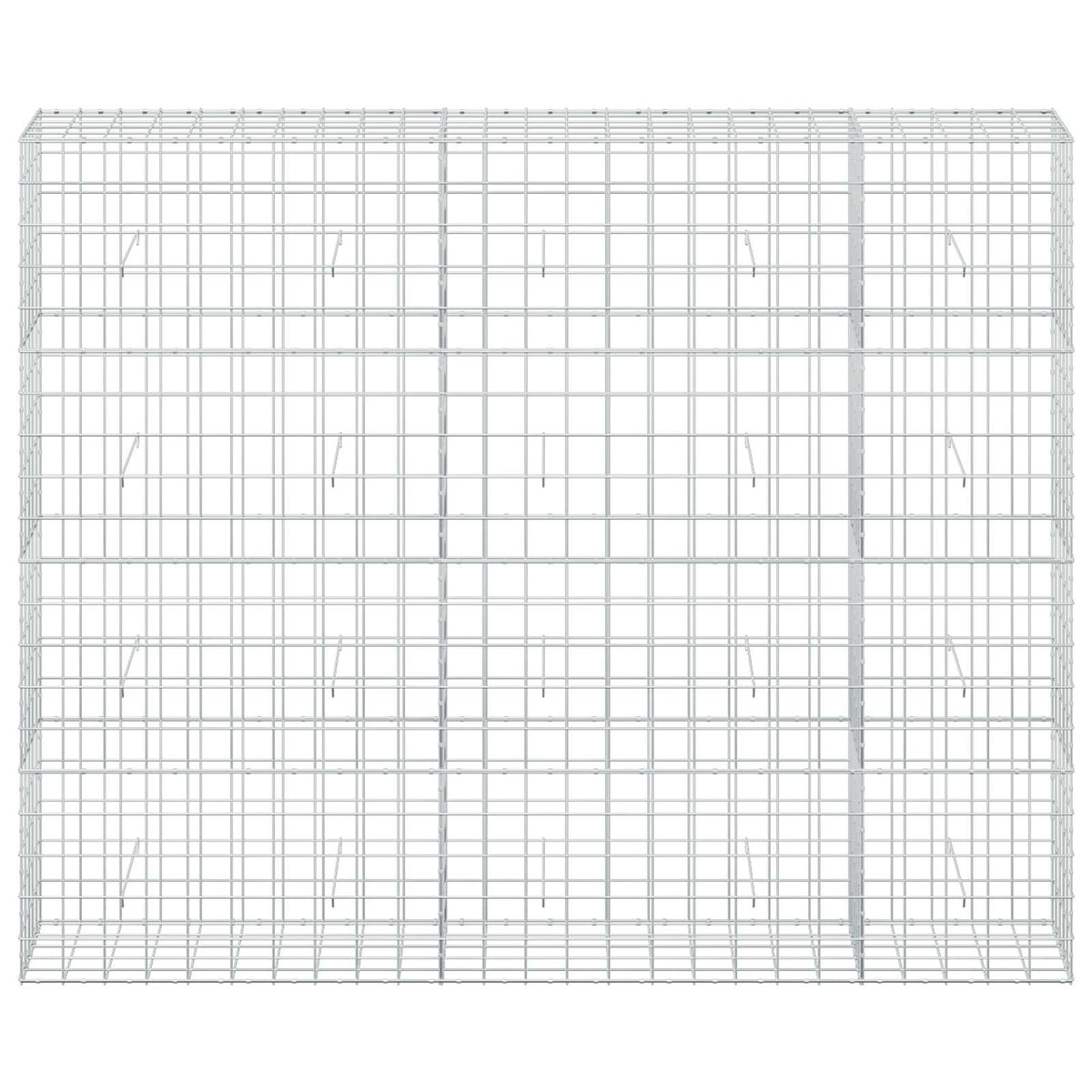 Gabion s žicom debljine 5 mm i mrežom 10x10 cm 250x50x200 cm