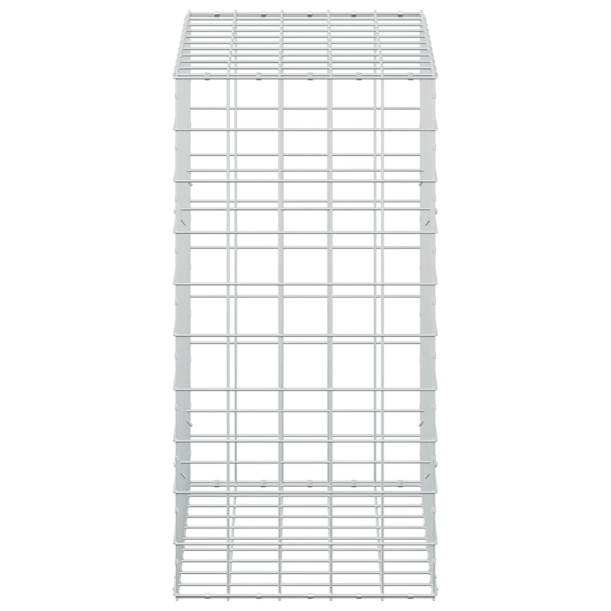 Gabion s žicom debljine 5 mm i mrežom 10x10 cm 50x100x100 cm