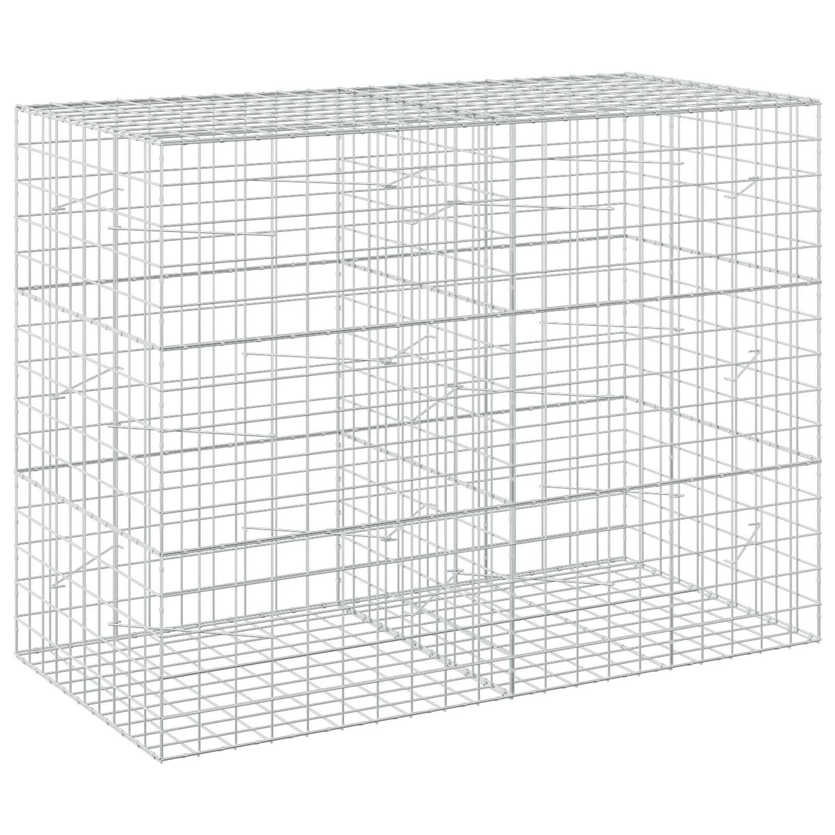 Gabion s žicom debljine 5 mm i mrežom 10x10 cm 200x100x150 cm