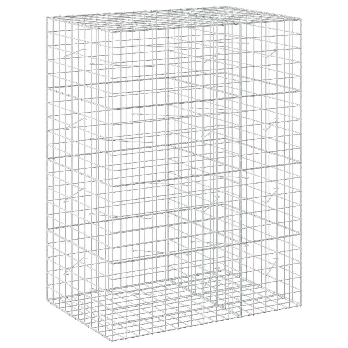 Gabion s žicom debljine 5 mm i mrežom 10x10 cm 150x100x200 cm