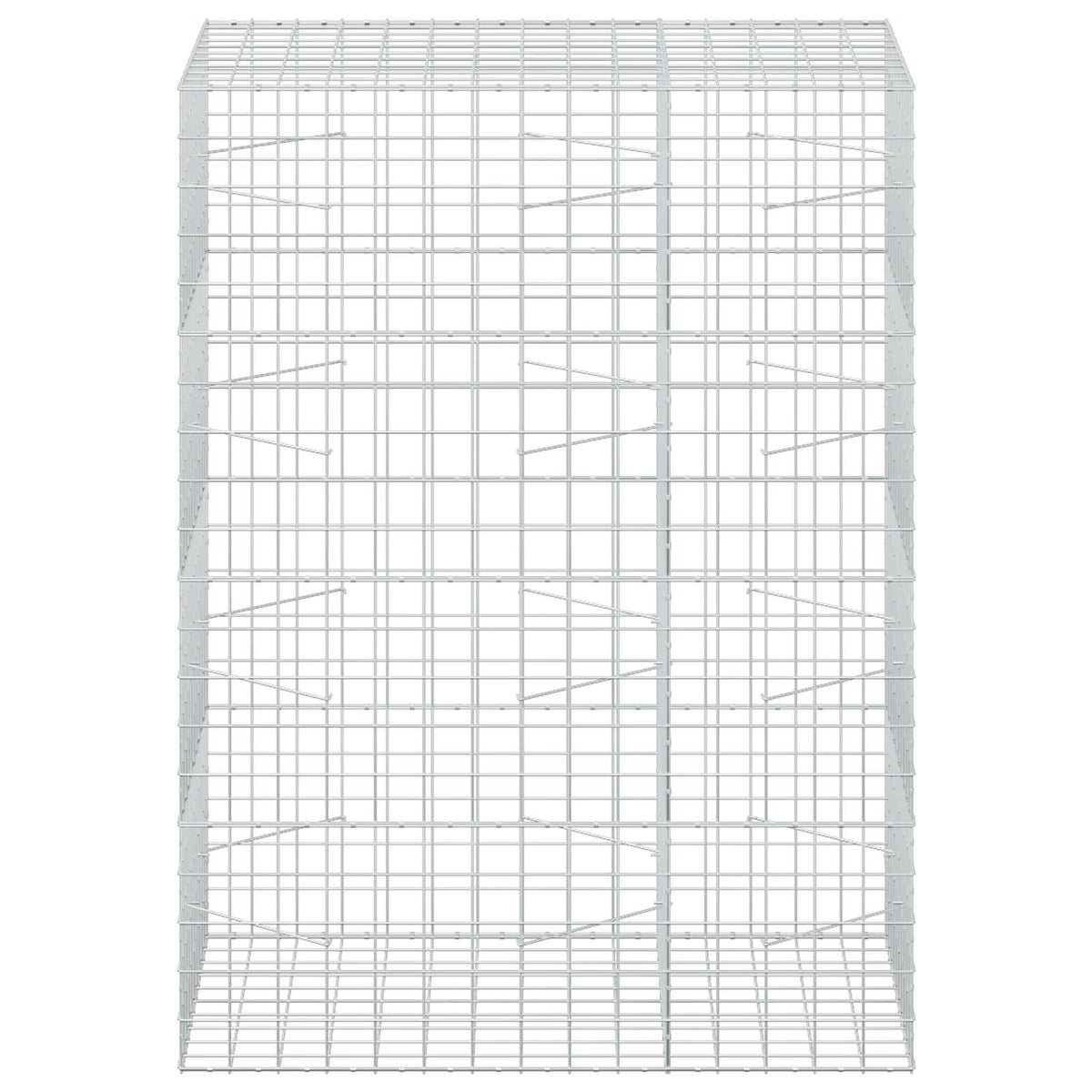 Gabion s žicom debljine 5 mm i mrežom 10x10 cm 150x100x200 cm