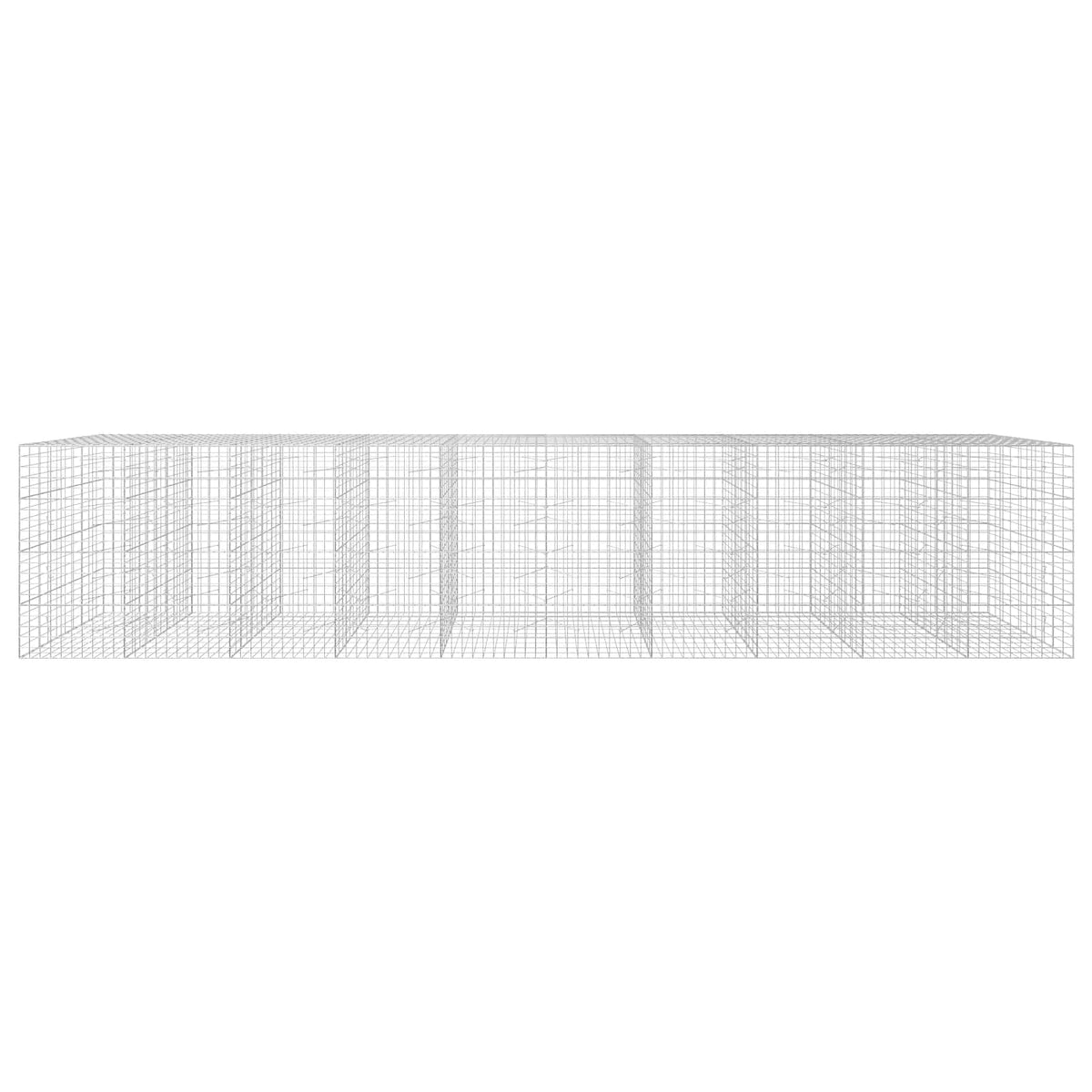 Gabion s žicom debljine 5 mm i mrežom 10x10 cm 1000x100x200 cm