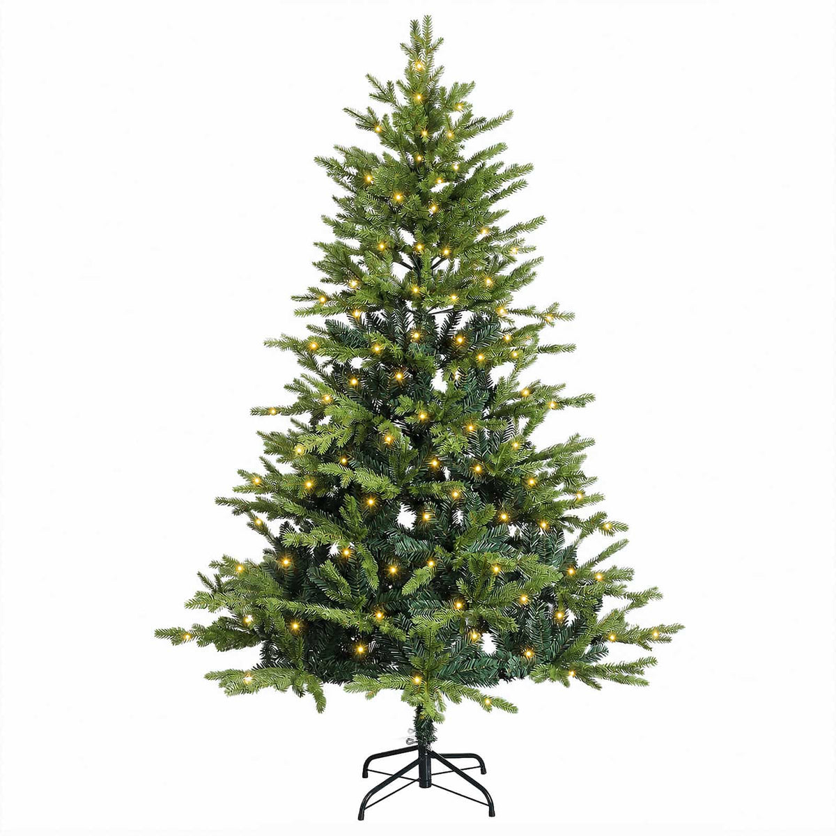 Umjetno božićno drvce s nogom 150 cm 150 LED lampica