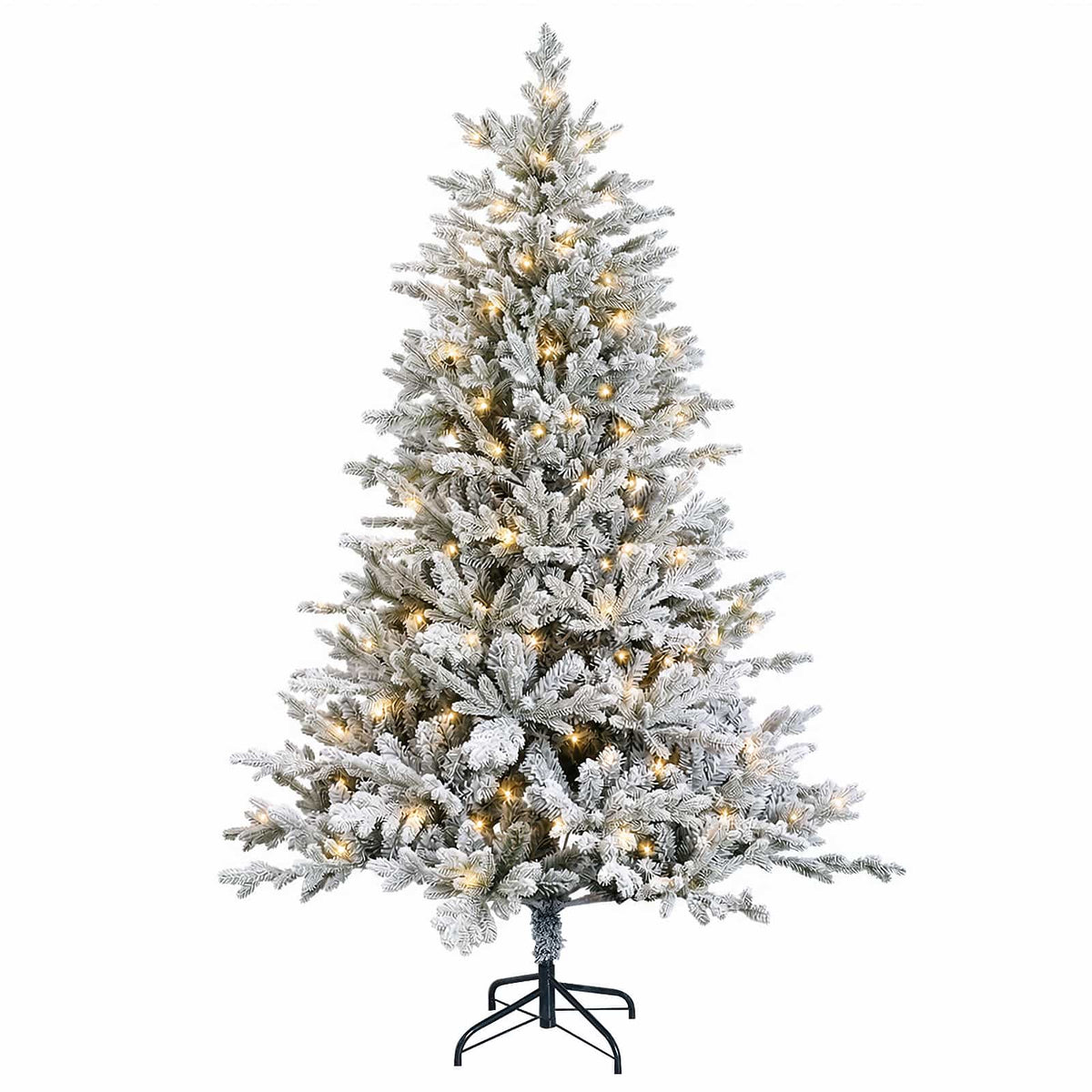 Umjetno božićno drvce s nogom 120 cm 150 LED lampica