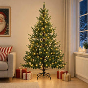 Umjetno božićno drvce s nogom 120 cm 150 LED lampica