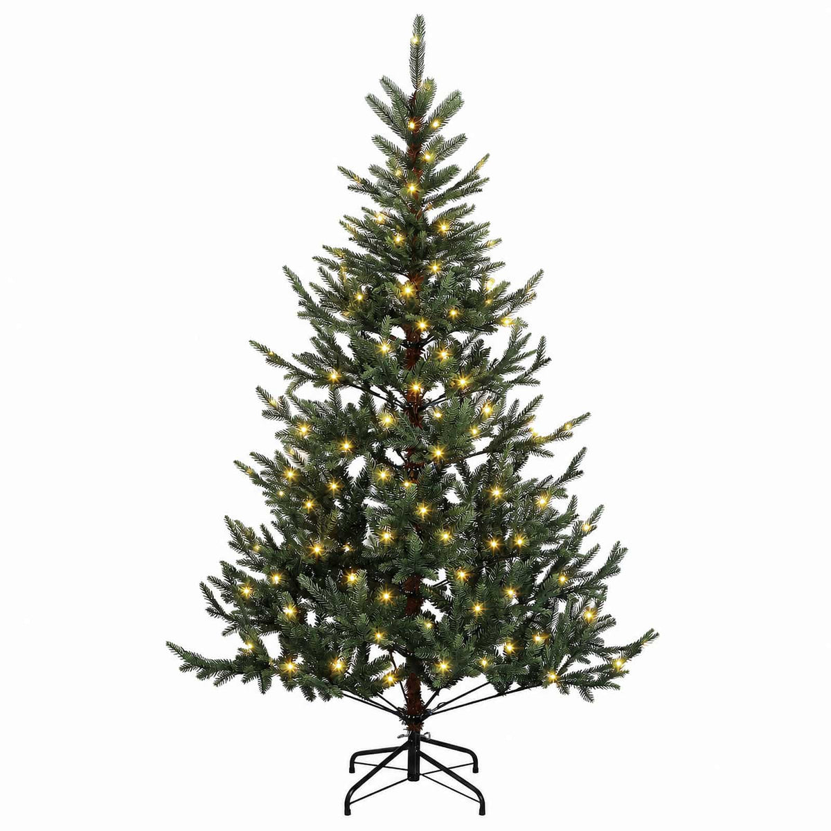 Umjetno božićno drvce s nogom 120 cm 150 LED lampica