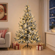 Umjetno božićno drvce s nogom 210 cm 300 LED lampica