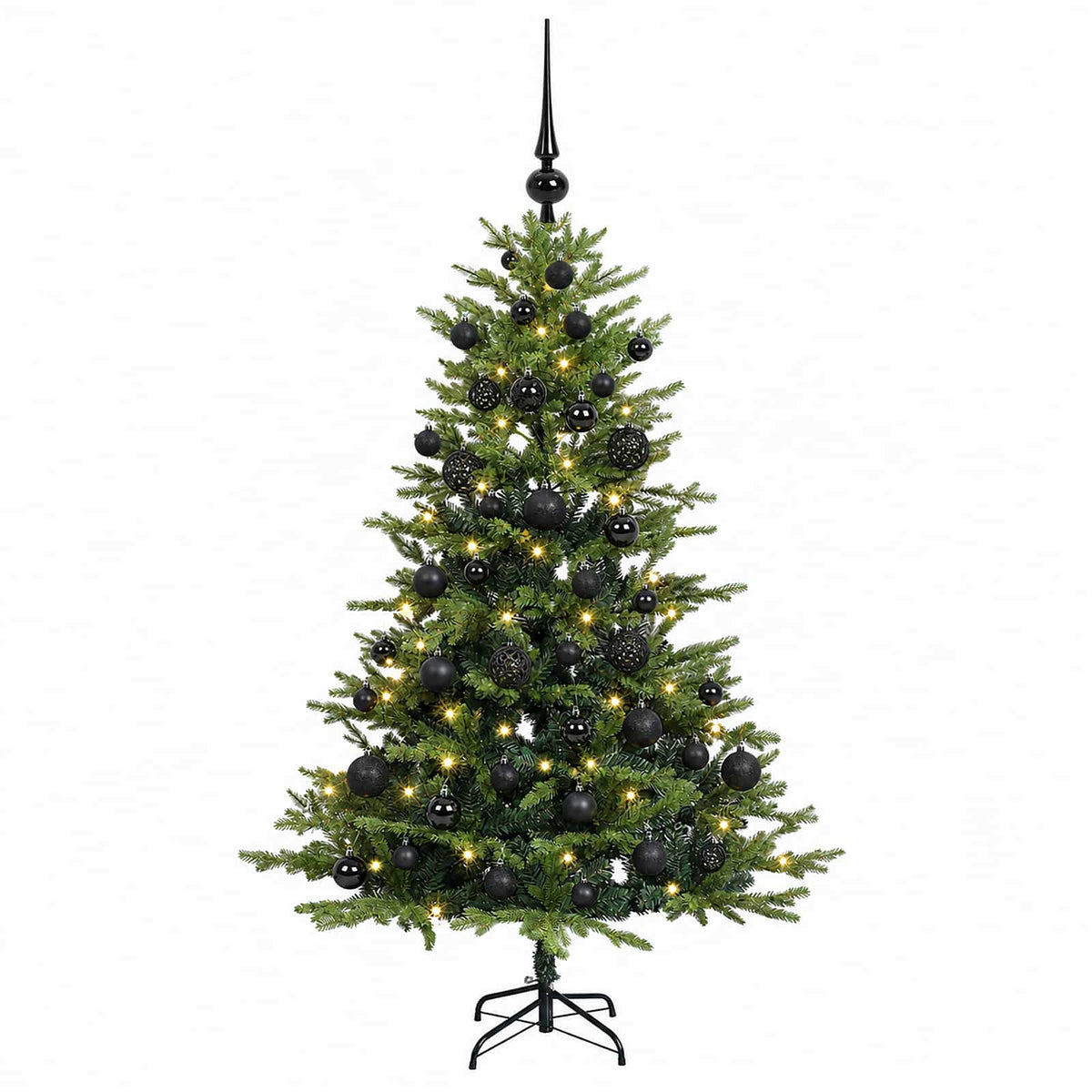Umjetno božićno drvce s kuglicom 150 cm 150 LED lampica