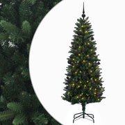 Umjetno božićno drvce s kuglicama 120 cm 150 LED lampica