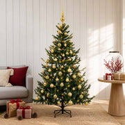 Umjetno božićno drvce s kuglicom 150 cm 150 LED lampica